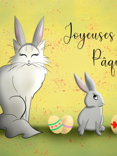 Jolie carte Pâques