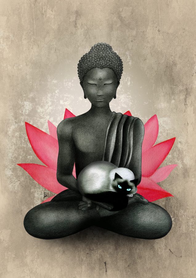 Affiche-poster Zen Bouddha