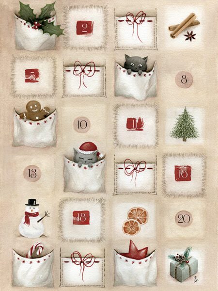 calendrier de l'avent décoratif original